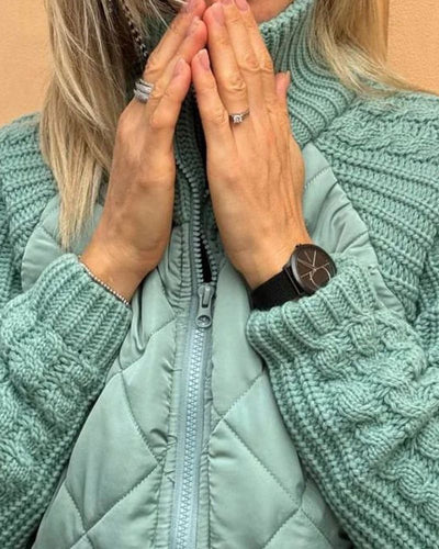 Luka™ – Stickad fleecejacka