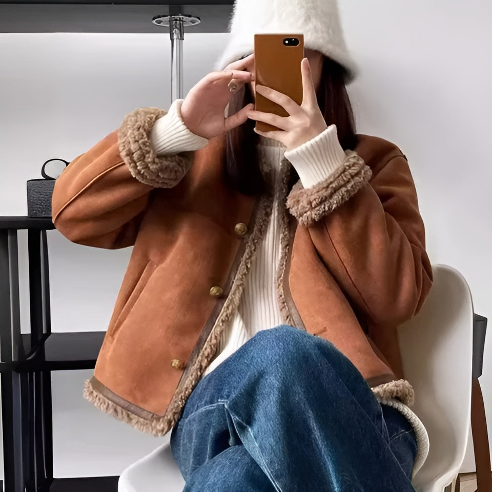 Charlie™ | Fårskinnsjacka