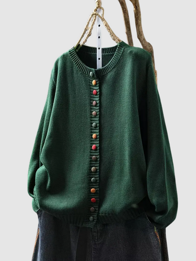 Solveig™ | Elegant cardigan med knappar