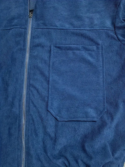 Caroline™ |  Cordjacka med dragkedja