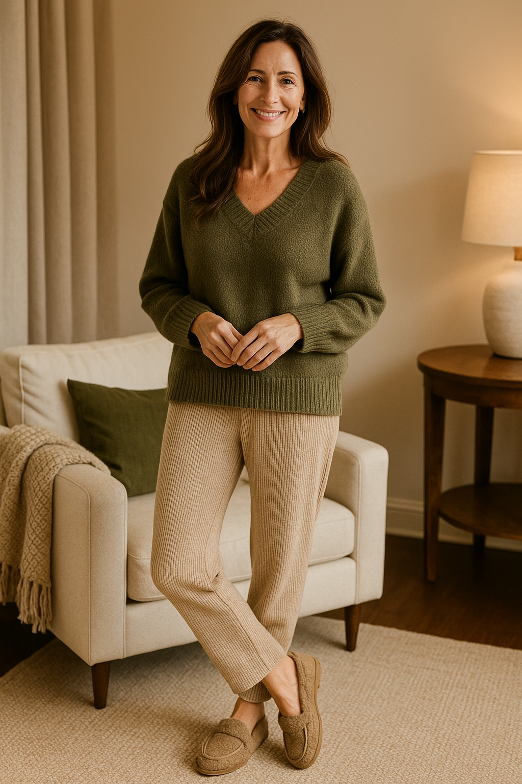 Elvira™ | Lyxiga Lammullsmoccasiner