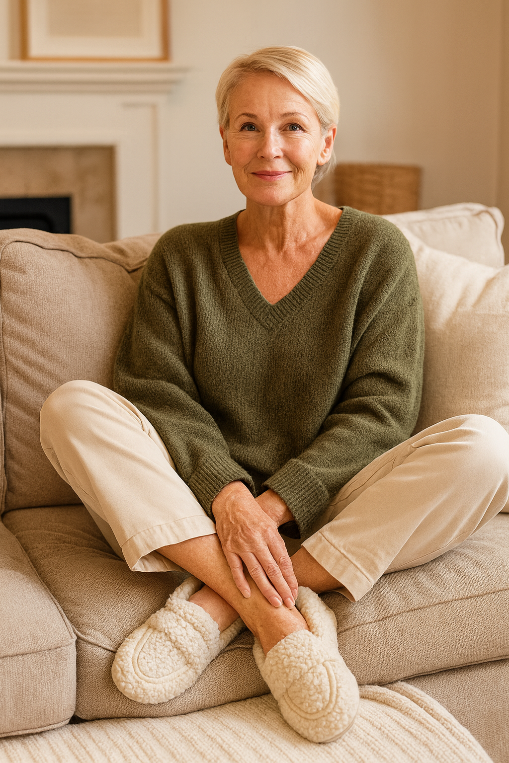 Elvira™ | Lyxiga Lammullsmoccasiner