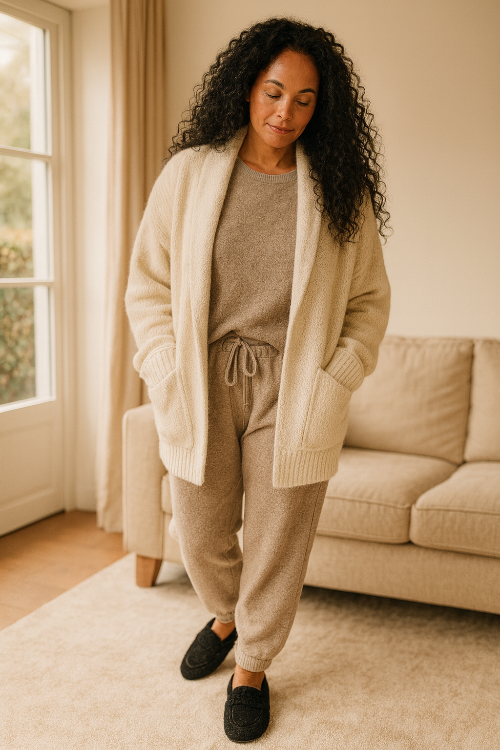 Elvira™ | Lyxiga Lammullsmoccasiner