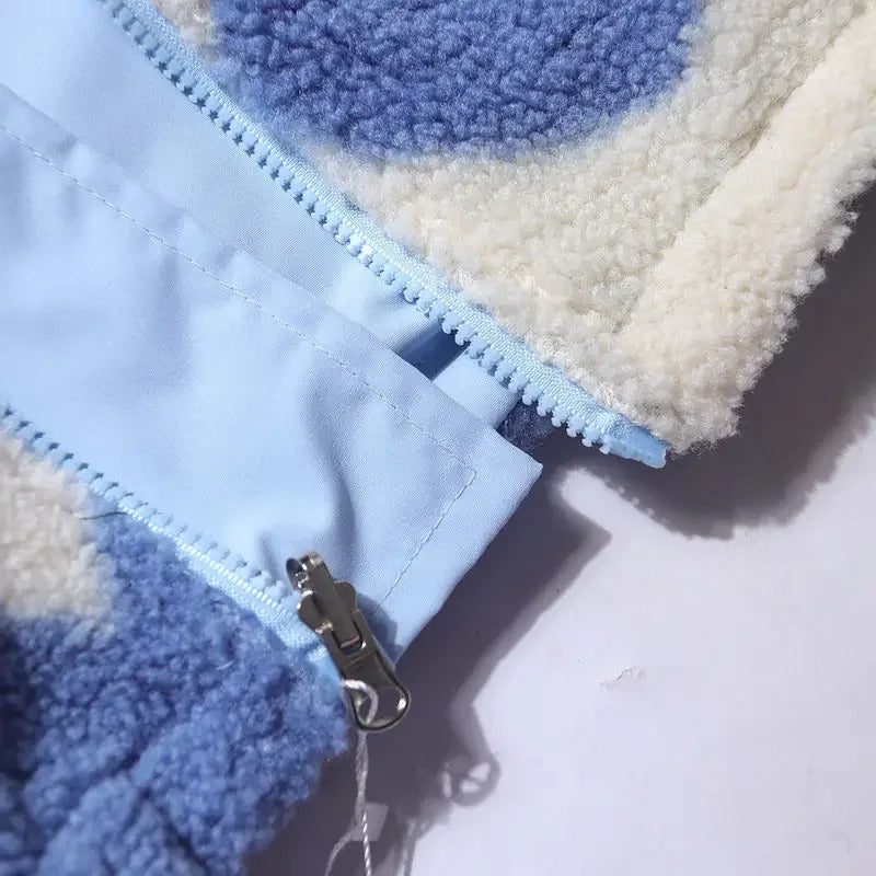 Kerstin™ | Vändbar jacka med hjärtdetaljer