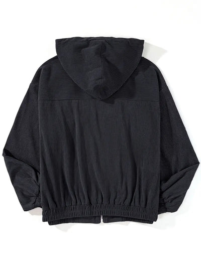 Caroline™ |  Cordjacka med dragkedja